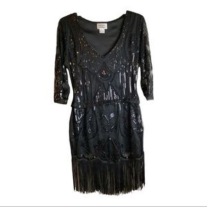 Unique Vintage Flapper Style Dress